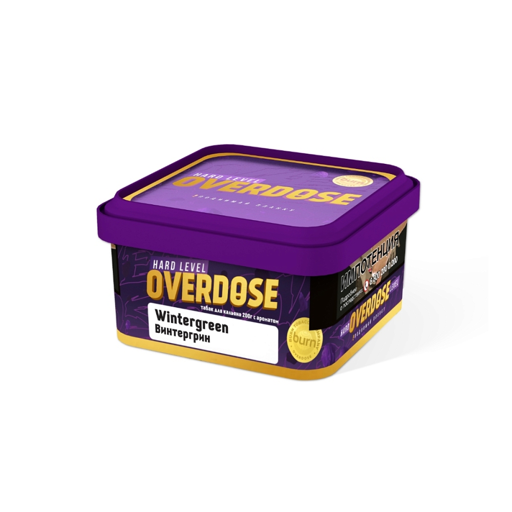 картинка Табак Overdose - Винтергрин (Wintergreen) 200 гр. от магазина BigSmoke