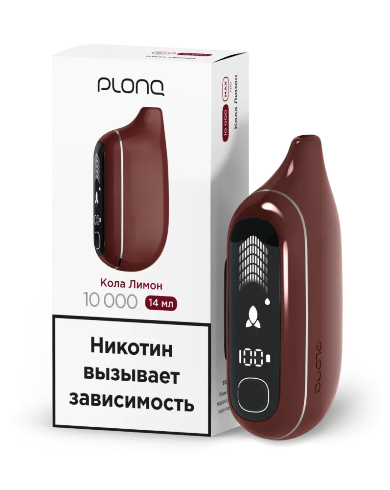 картинка PLONQ Max Pro 10000 - Кола Лимон от магазина BigSmoke