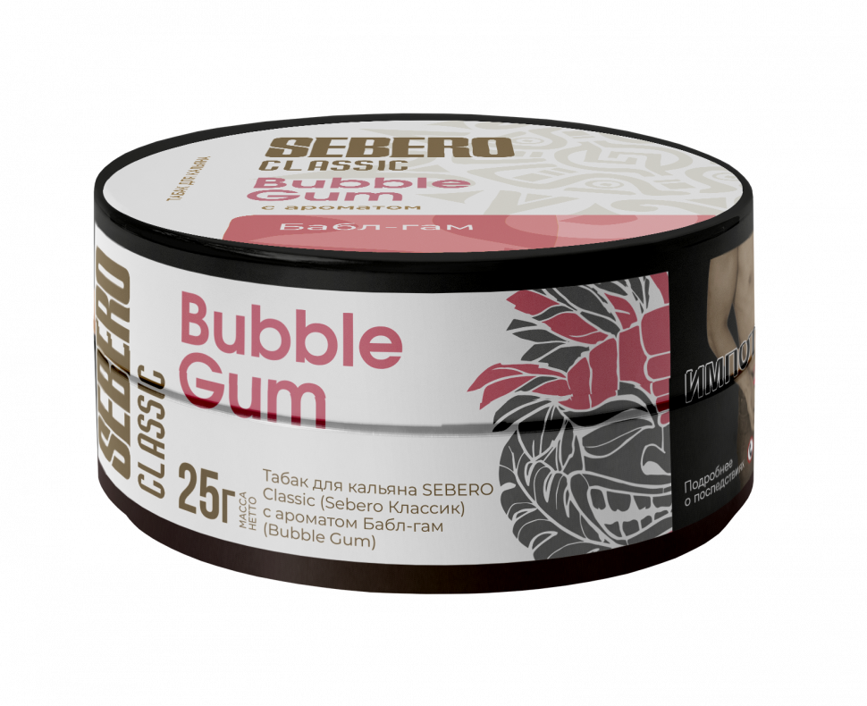 картинка Табак Sebero - Баблгам (Bubble Gum) 25 гр. от магазина BigSmoke