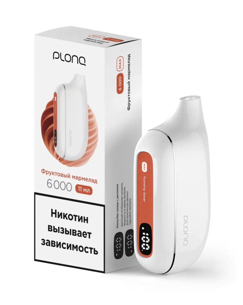 картинка Plonq MAX 6000 - Фруктовый Мармелад от магазина BigSmoke
