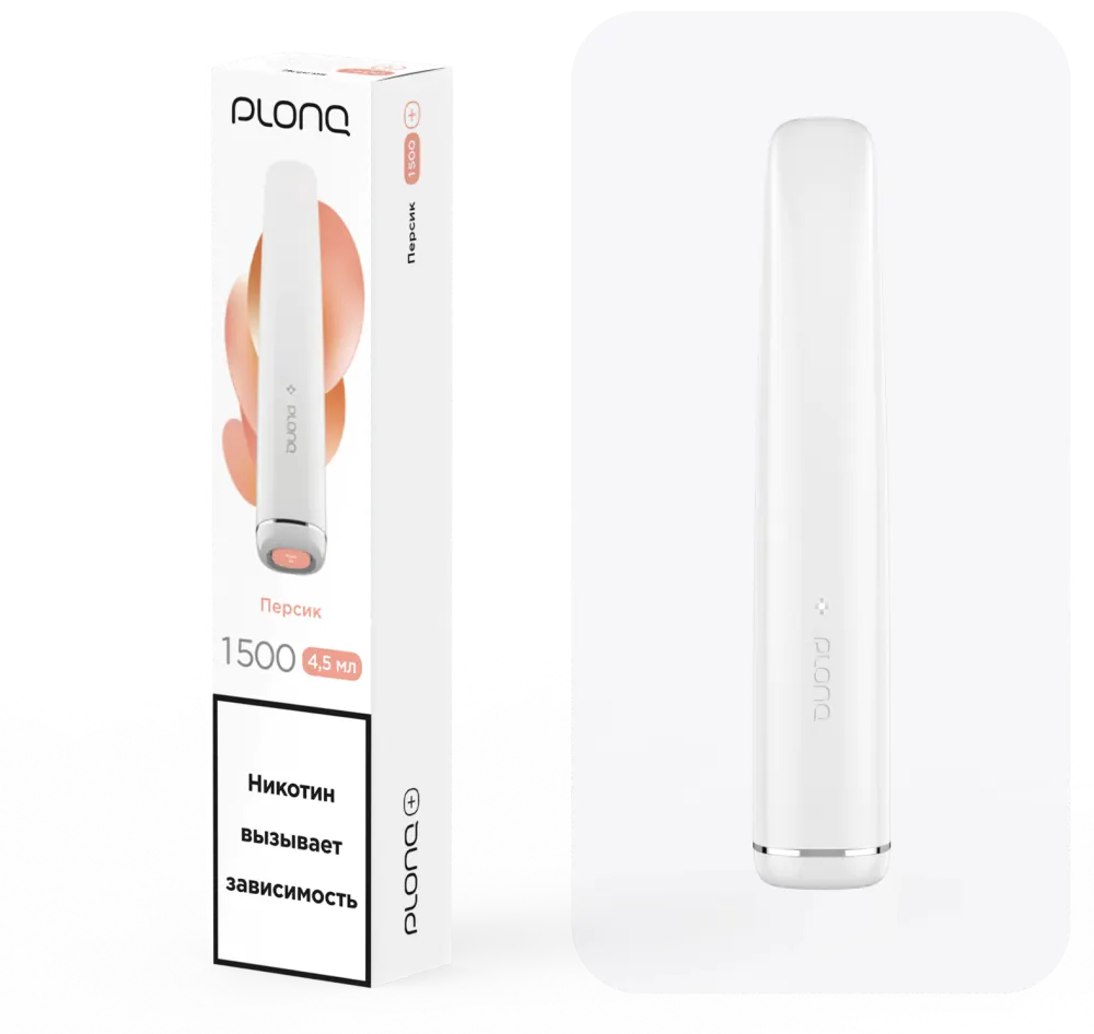 картинка PLONQ Plus 1500 - Персик от магазина BigSmoke