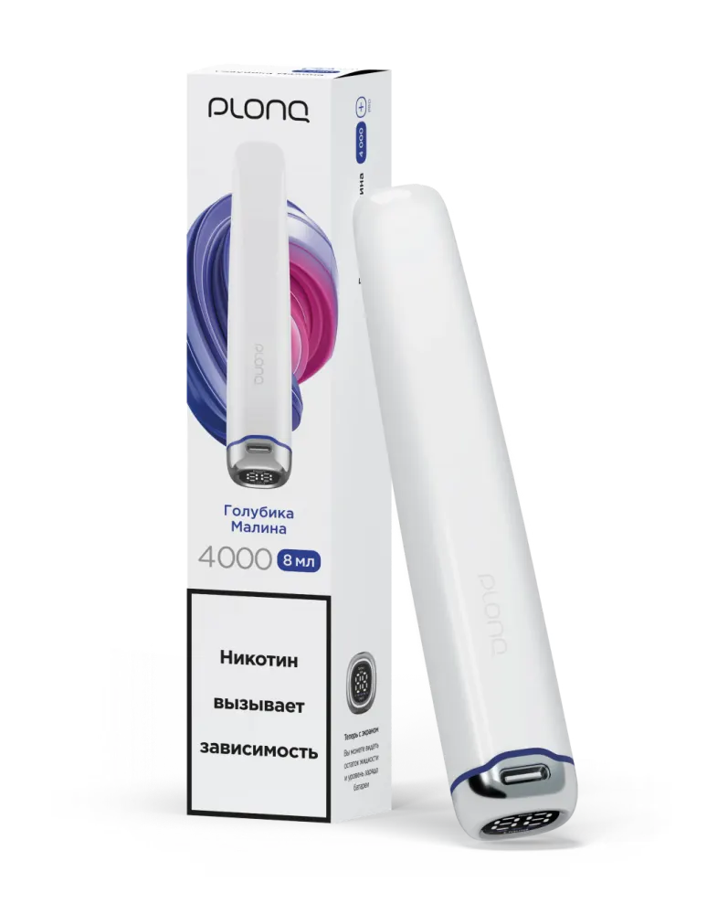 картинка Plonq Plus pro 4000 - Голубика Малина от магазина BigSmoke