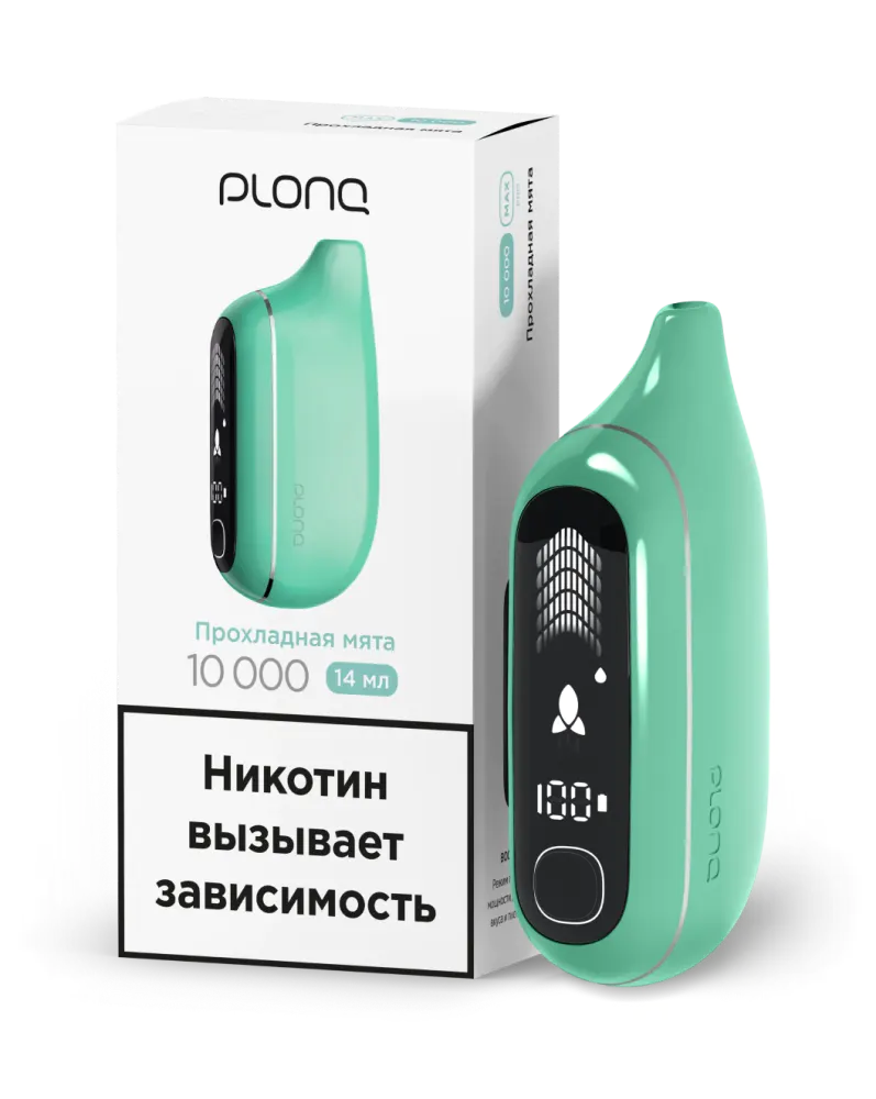 картинка PLONQ Max Pro 10000 - Прохладная Мята от магазина BigSmoke