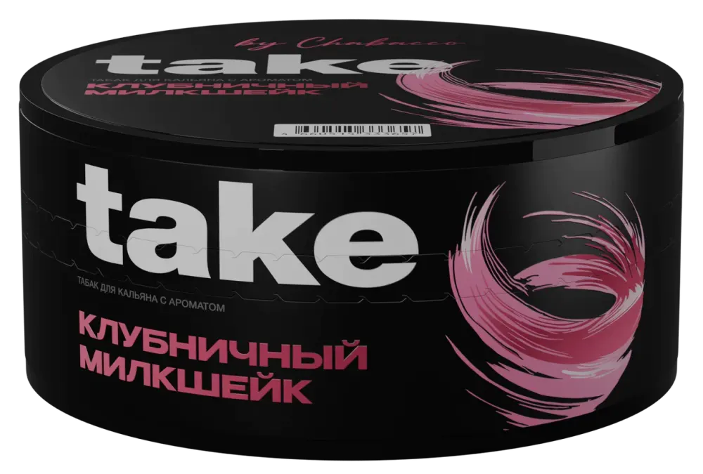 картинка Табак Take - Strawberry Milkshake (Клубничный Милкшейк) 100 гр. от магазина BigSmoke