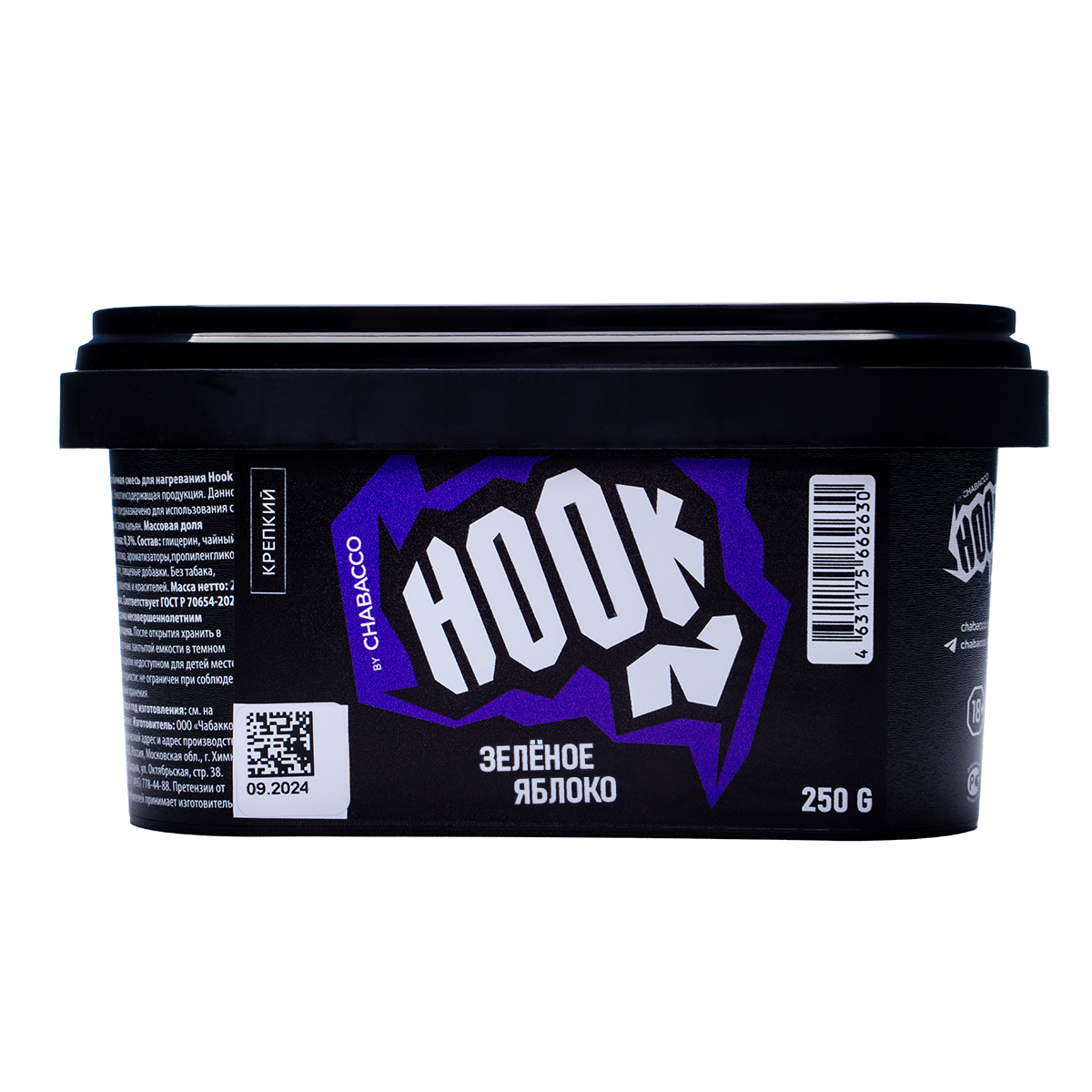 картинка Hook - Зеленое Яблоко  250 гр. от магазина BigSmoke