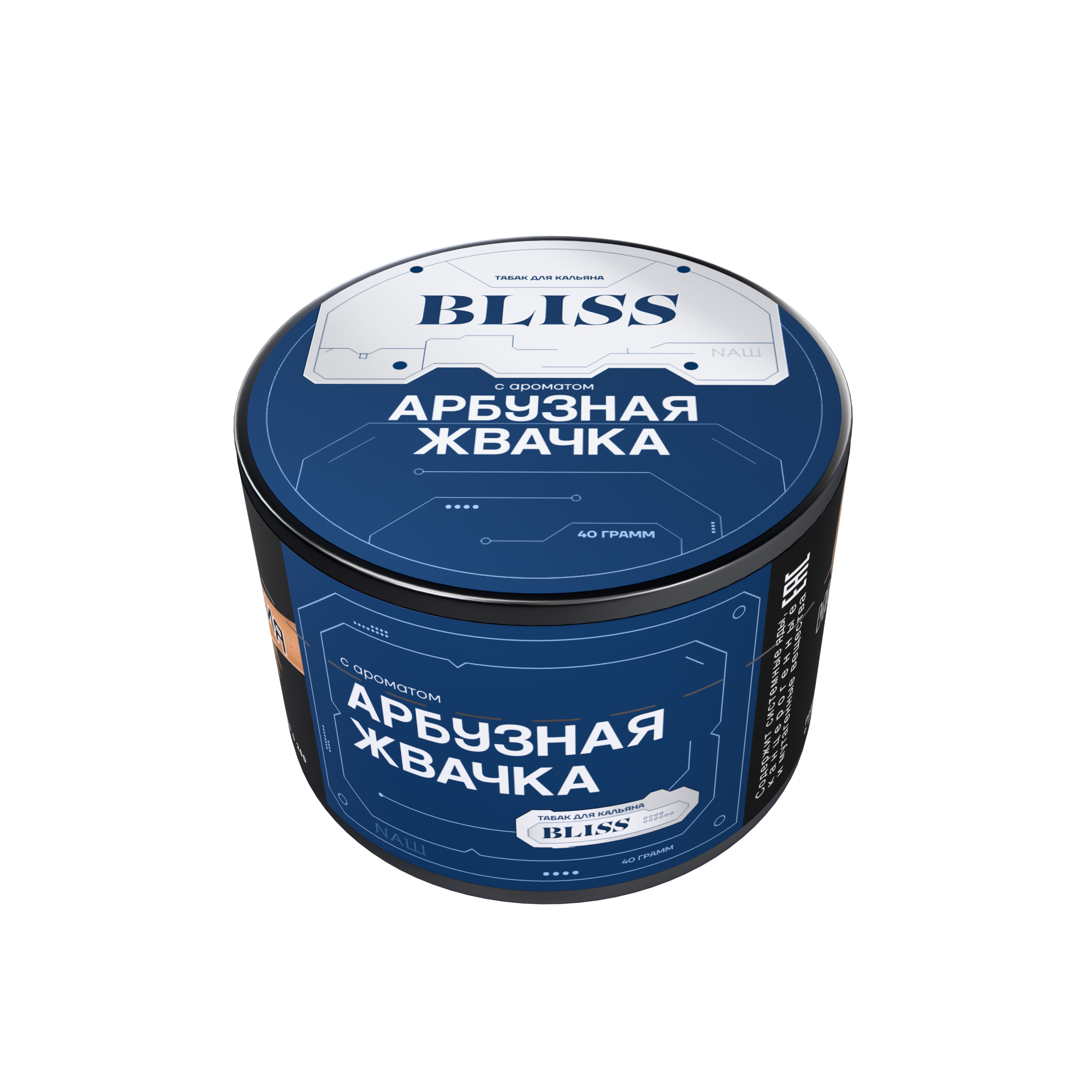 картинка Табак Bliss - Арбузная Жвачка 40 гр. от магазина BigSmoke