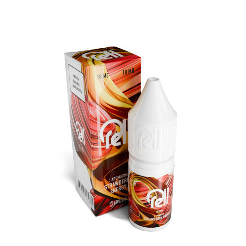 картинка Жидкость Rell Ultimate 10мл 20мг - Strawberry Energy (Клубничный Энергетик) от магазина BigSmoke