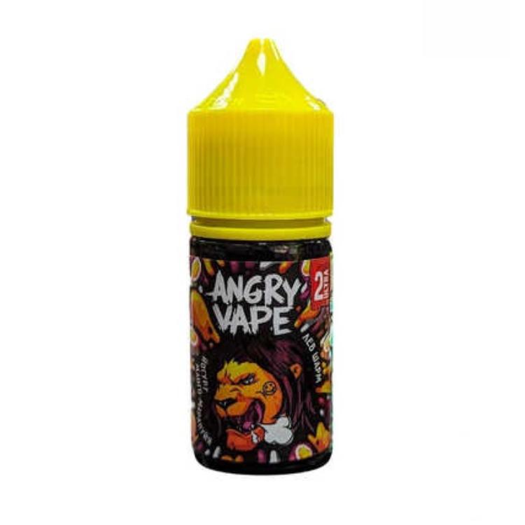 картинка Angry Vape 30 мл. 20 мг. - Лев Шарм (Йогурт Манго Маракуйя) от магазина BigSmoke