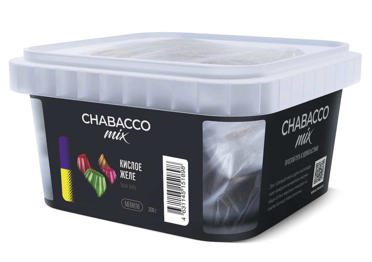 картинка Chabacco Mix Medium - Sour Jelly 200 гр. от магазина BigSmoke