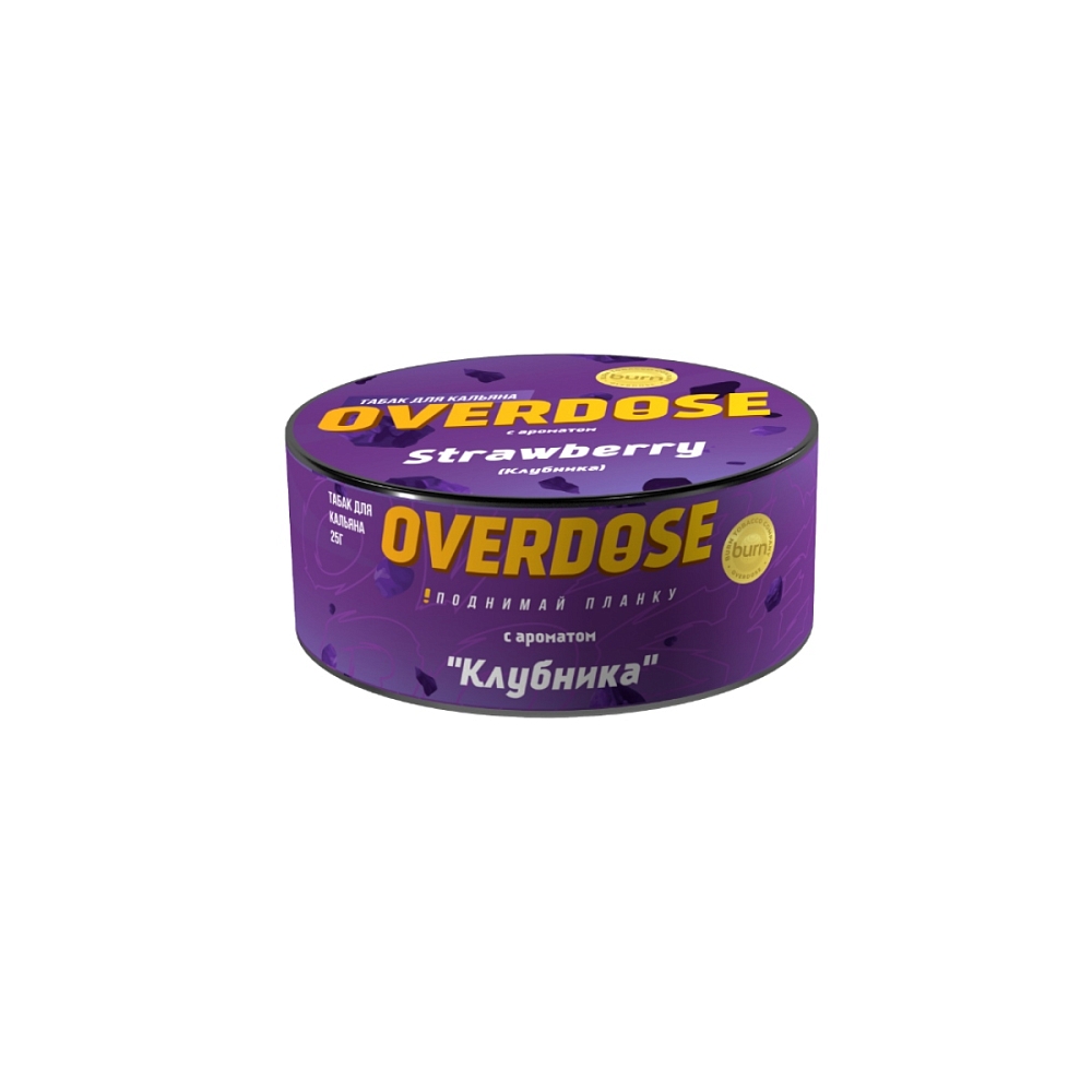 картинка Табак Overdose - Клубника (Strawberry) 25 гр. от магазина BigSmoke