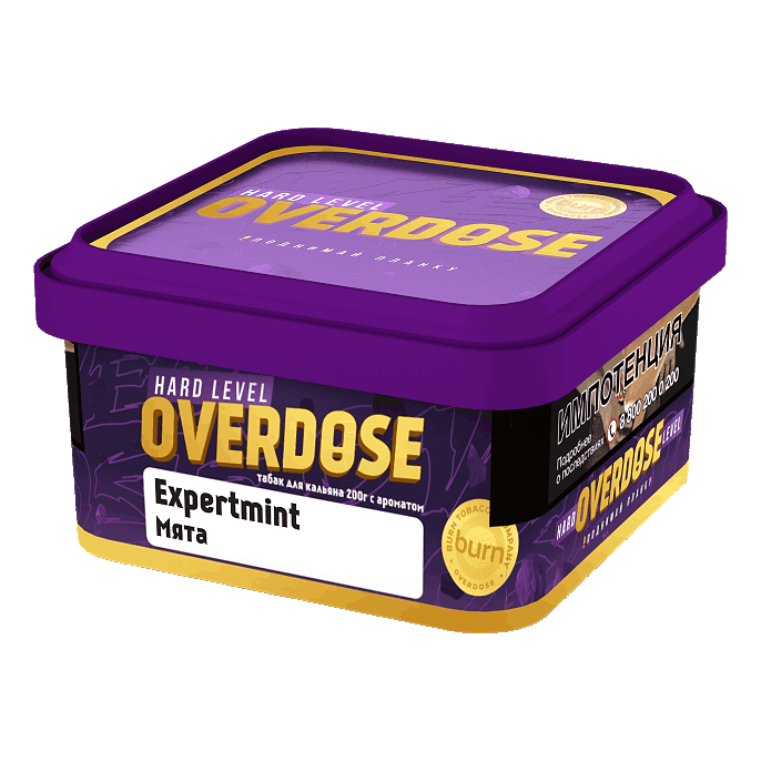 картинка Табак Overdose - Мята эксперта (Expertmint) 200 гр. от магазина BigSmoke