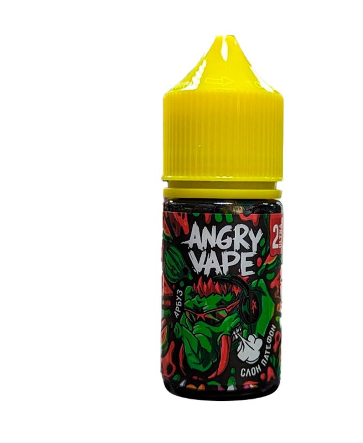 картинка Angry Vape 30 мл. 20 мг. - Слон Патефон (Арбуз) от магазина BigSmoke