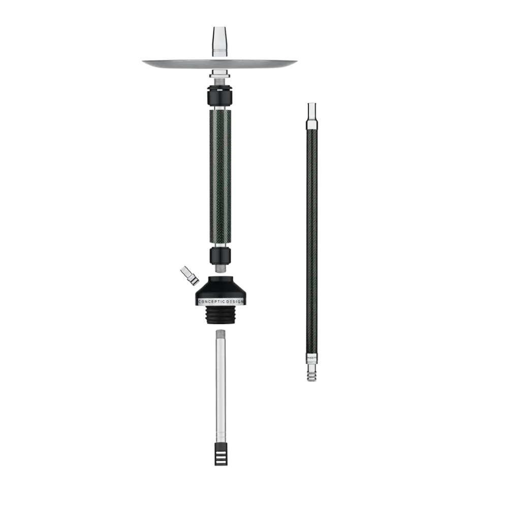 картинка Кальян Conceptic Design - Carbon Green от магазина BigSmoke
