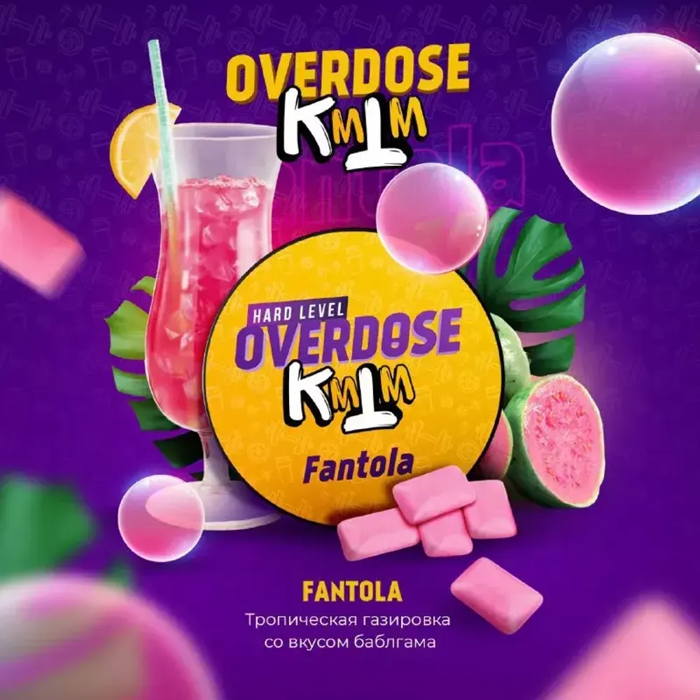 картинка Табак Overdose - Розовая Фантола (Fantola) 100 гр. от магазина BigSmoke