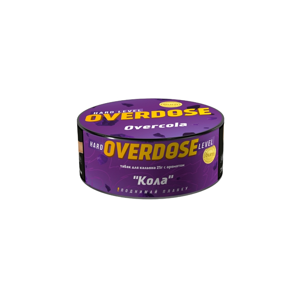 картинка Табак Overdose - Настоящая кола (Overcola) 25 гр. от магазина BigSmoke