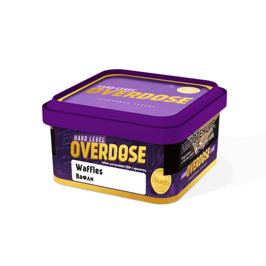 картинка Табак Overdose -  Вафли (Waffles) 200 гр. от магазина BigSmoke