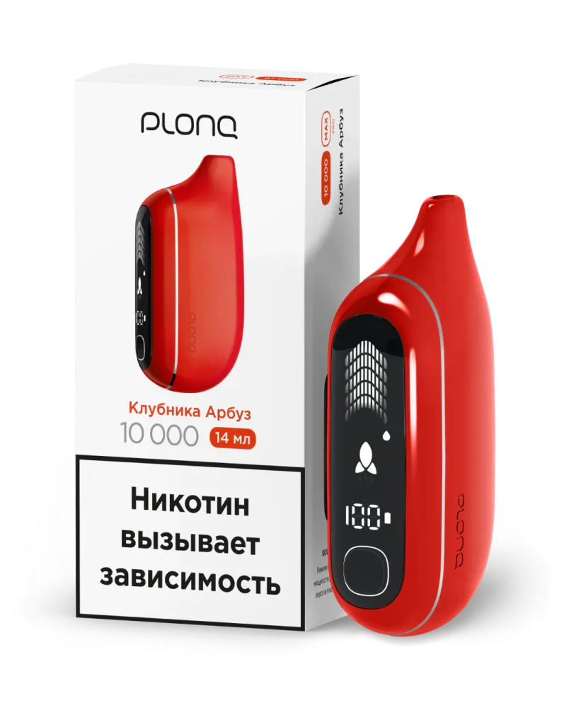 картинка PLONQ Max Pro 10000 - Клубника Арбуз от магазина BigSmoke