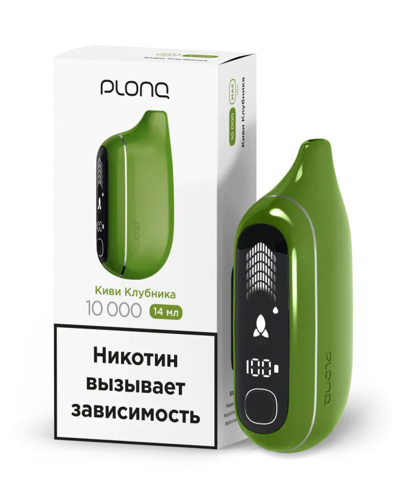 картинка PLONQ Max Pro 10000 - Киви Клубника от магазина BigSmoke