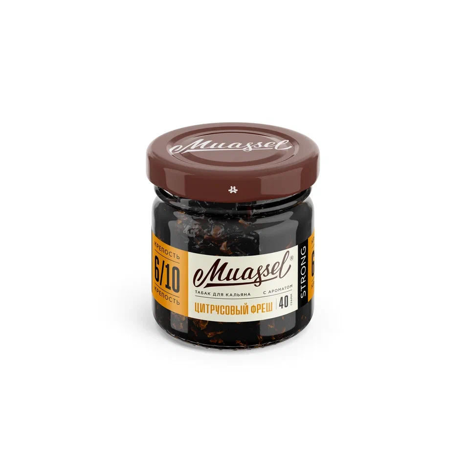 картинка Табак Muassel 6/10 - Цитрусовый Фреш 40гр. от магазина BigSmoke