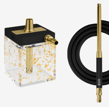 картинка Кальян Hoob - SubAtom Black/Gold от магазина BigSmoke