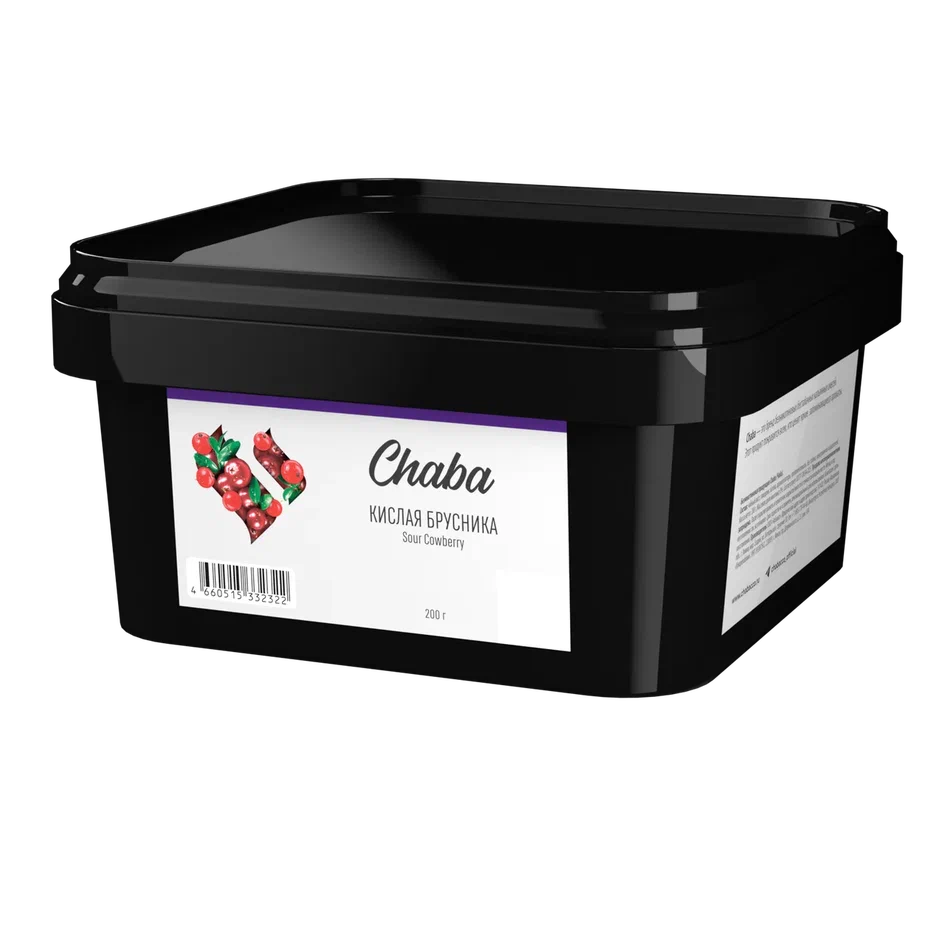картинка Chaba Nicotine Free 200 - Кислая Брусника 200 гр. от магазина BigSmoke