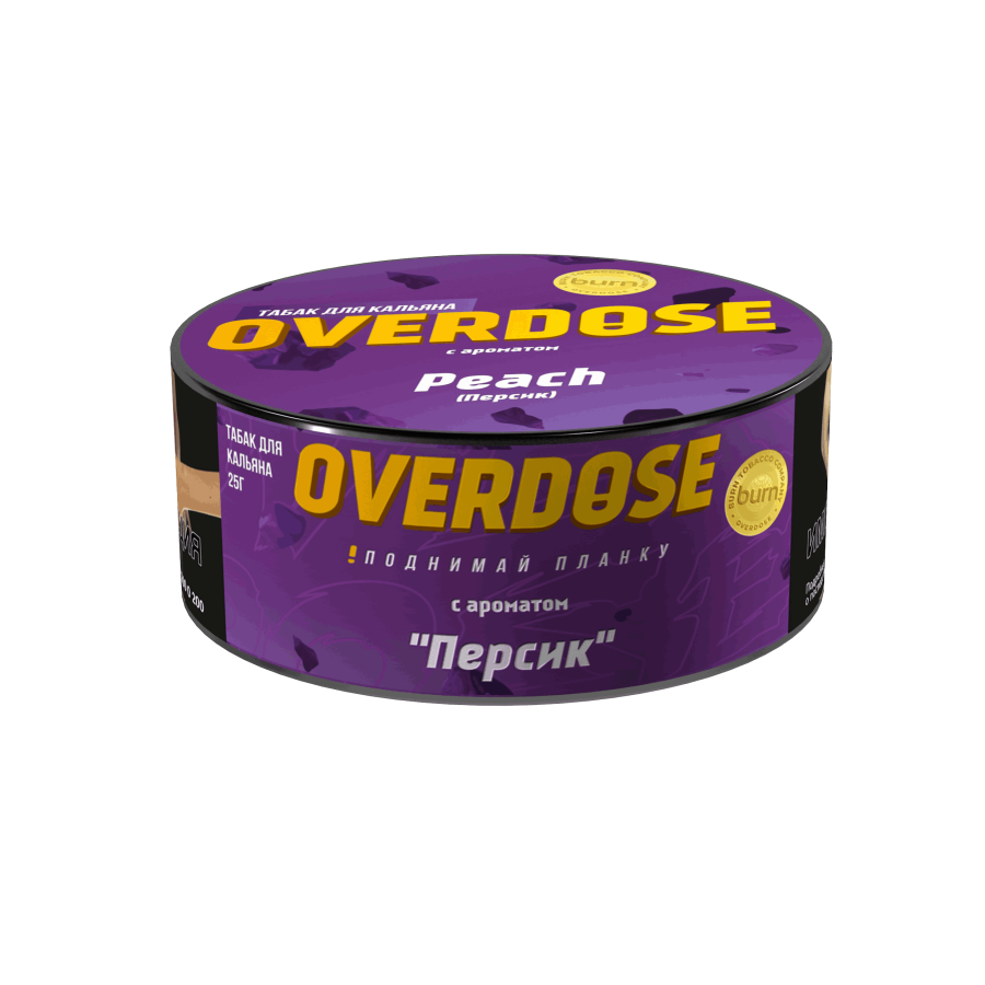 картинка Табак Overdose - Персик (Peach) 25 гр. от магазина BigSmoke