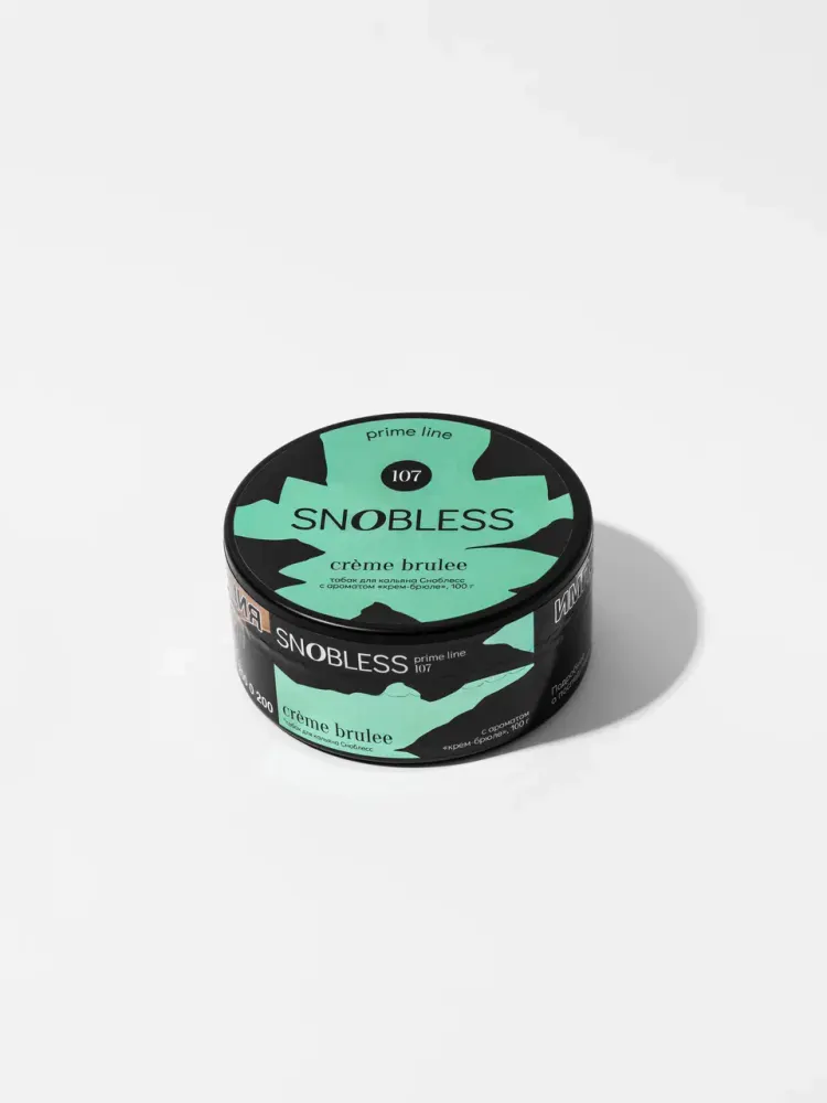 картинка Табак Snobless - Крем-брюле (Creme Brulee) 100 гр. от магазина BigSmoke