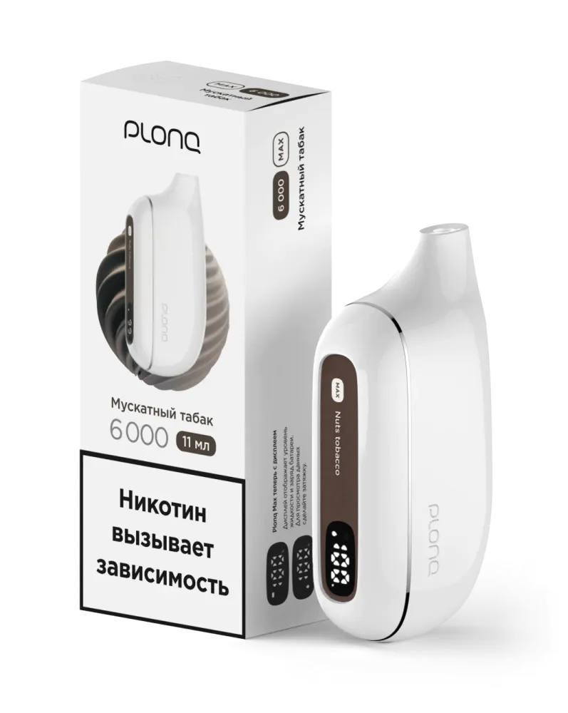 картинка Plonq MAX 6000 - Мускатный Орех от магазина BigSmoke