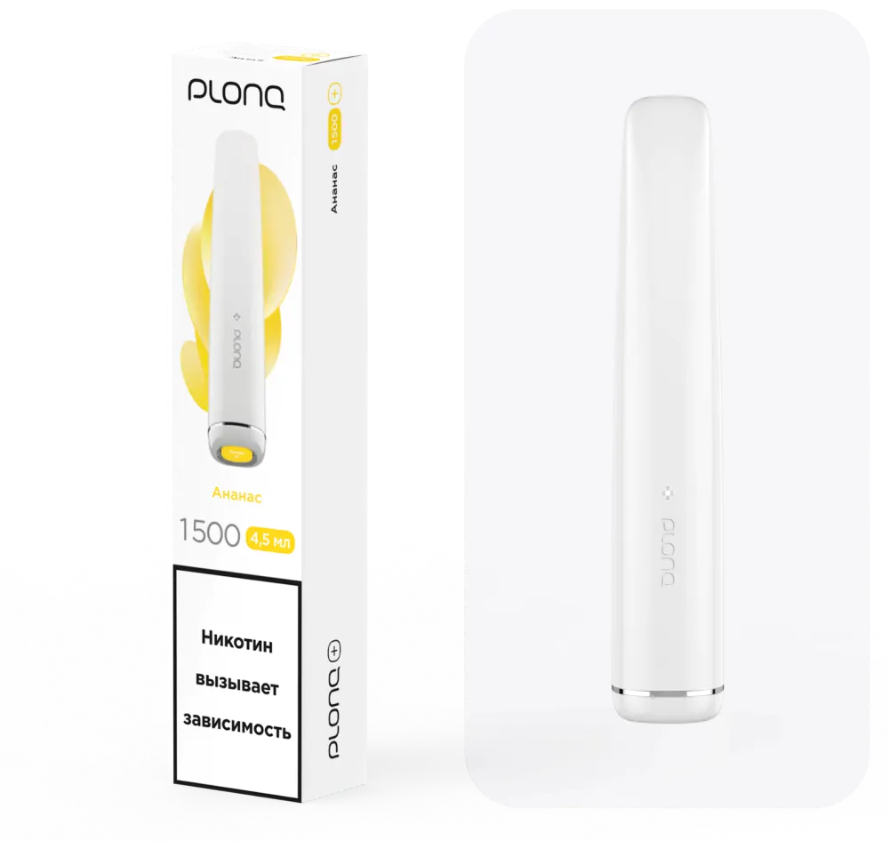 картинка PLONQ Plus 1500 - Ананас от магазина BigSmoke