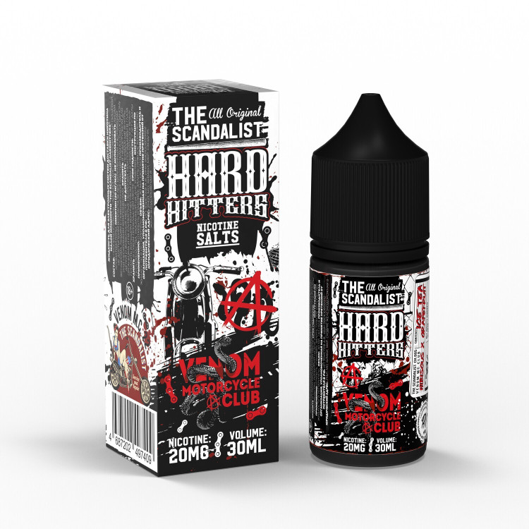 картинка The Scandalist Hardhitters 30 мл 20 Salt - Venom Motorcycle Club от магазина BigSmoke