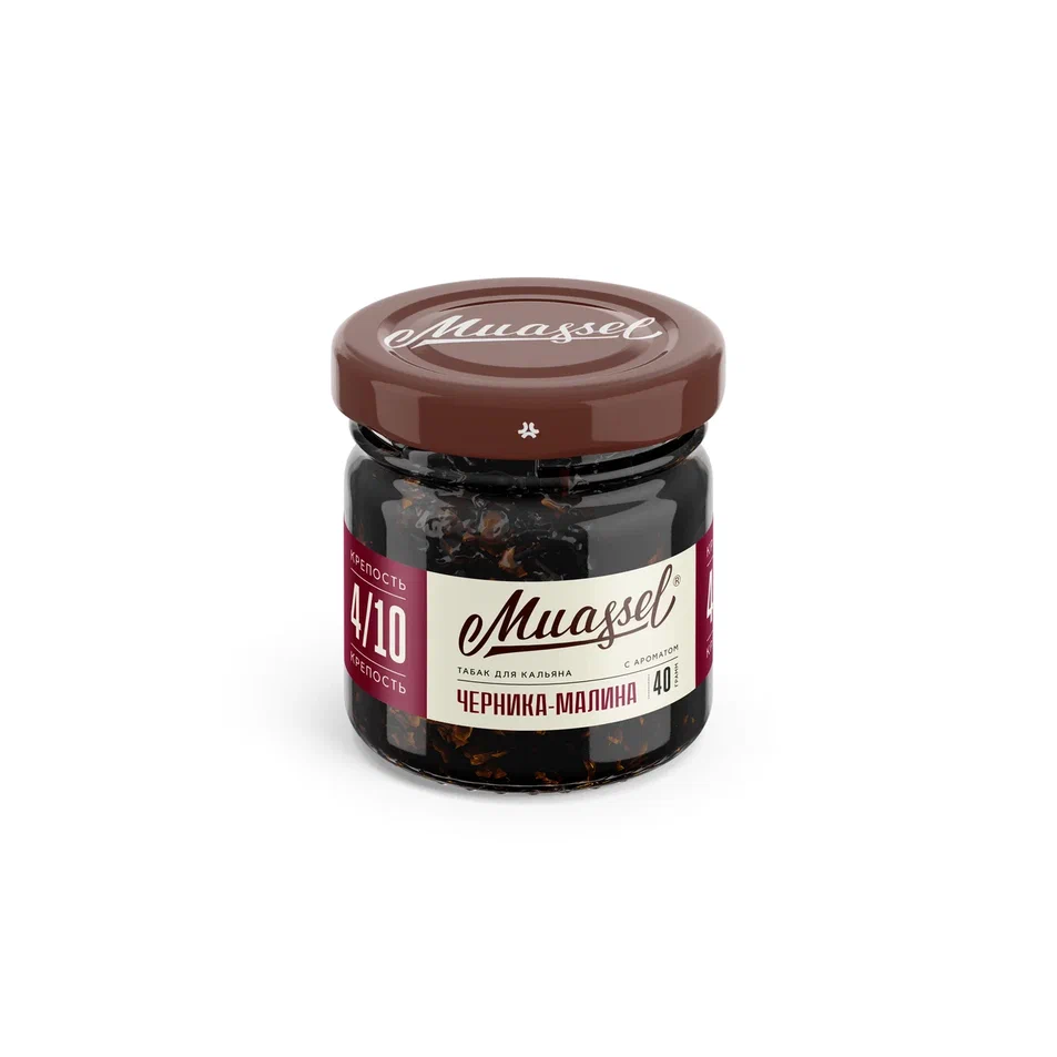 картинка Табак Muassel 4/10 - Черника Малина 40гр. от магазина BigSmoke