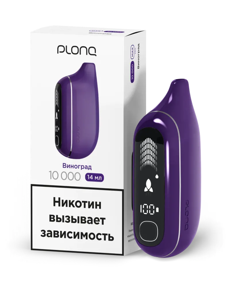 картинка PLONQ Max Pro 10000 - Виноград от магазина BigSmoke