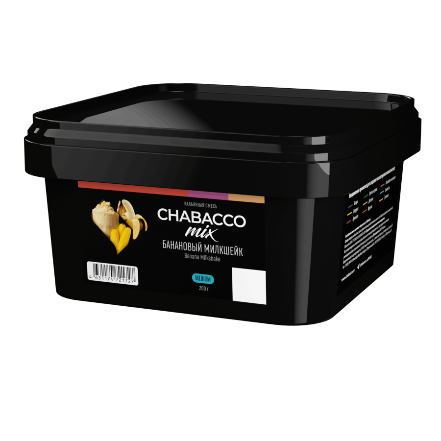 картинка Chabacco Mix Medium - Banana Milkshake 200 гр. от магазина BigSmoke