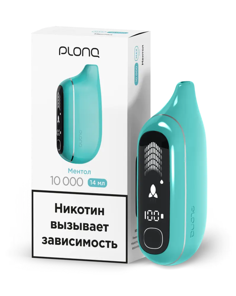 картинка PLONQ Max Pro 10000 - Ментол от магазина BigSmoke