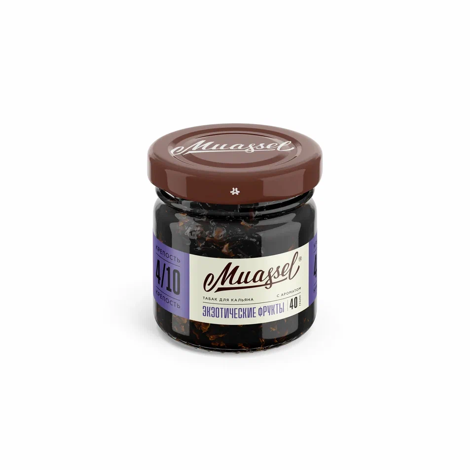 картинка Табак Muassel 4/10 - Экзотические Фрукты 40гр. от магазина BigSmoke