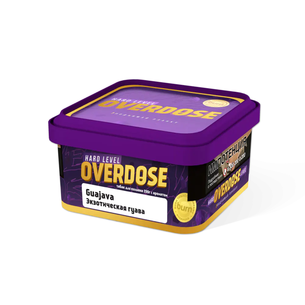 картинка Табак Overdose - Экзотическая гуава (Guajava) 200 гр. от магазина BigSmoke