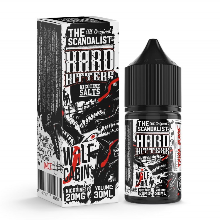 картинка The Scandalist Hardhitters 30 мл 20 Salt - Wolf Cabin от магазина BigSmoke