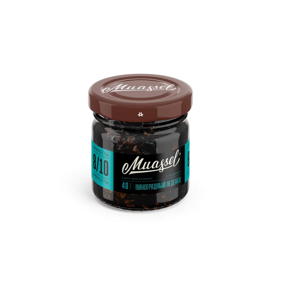 картинка Табак Muassel 8/10 - Виноградный Леденец 40гр. от магазина BigSmoke
