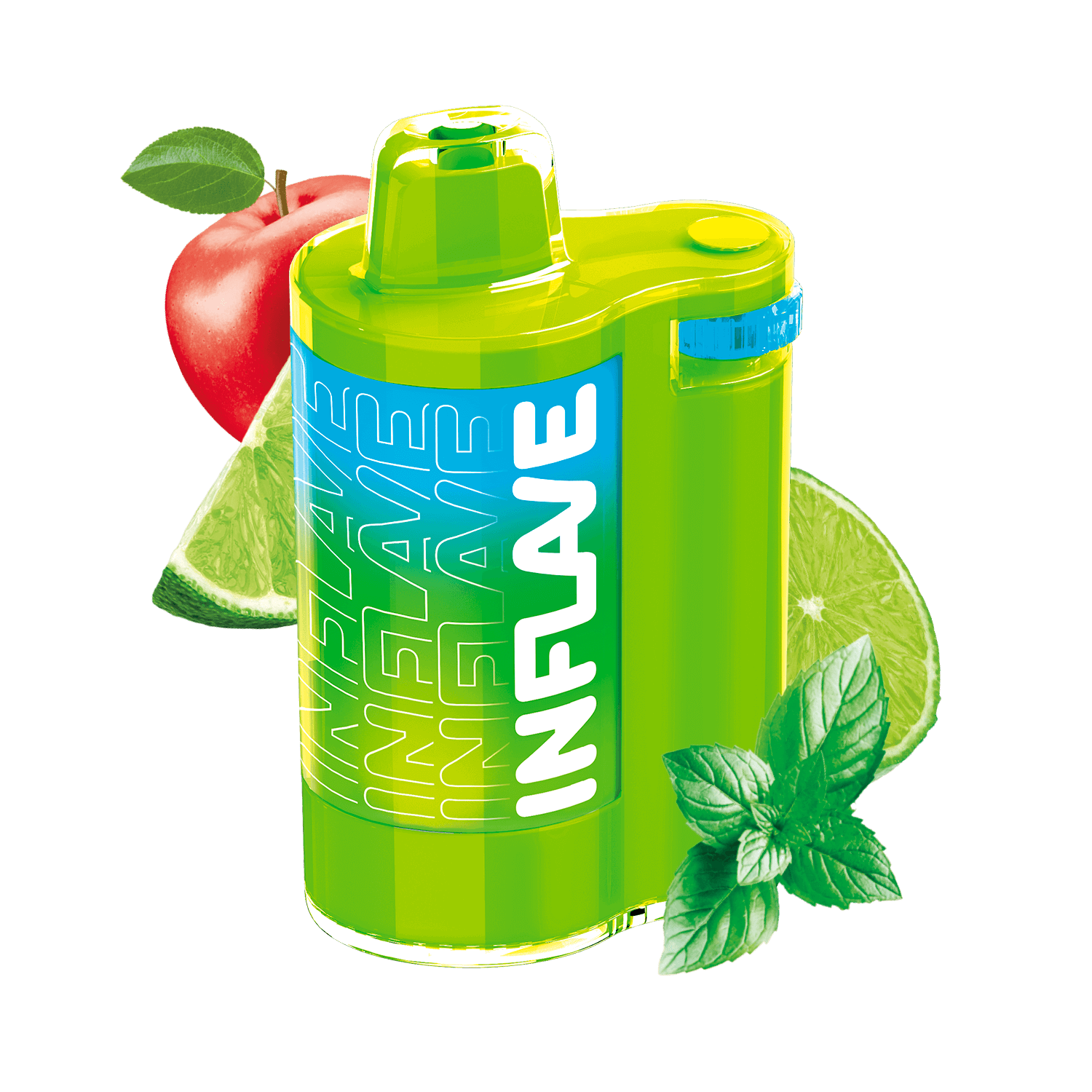 картинка Inflave 8000 - Киви Лайм Алоэ от магазина BigSmoke