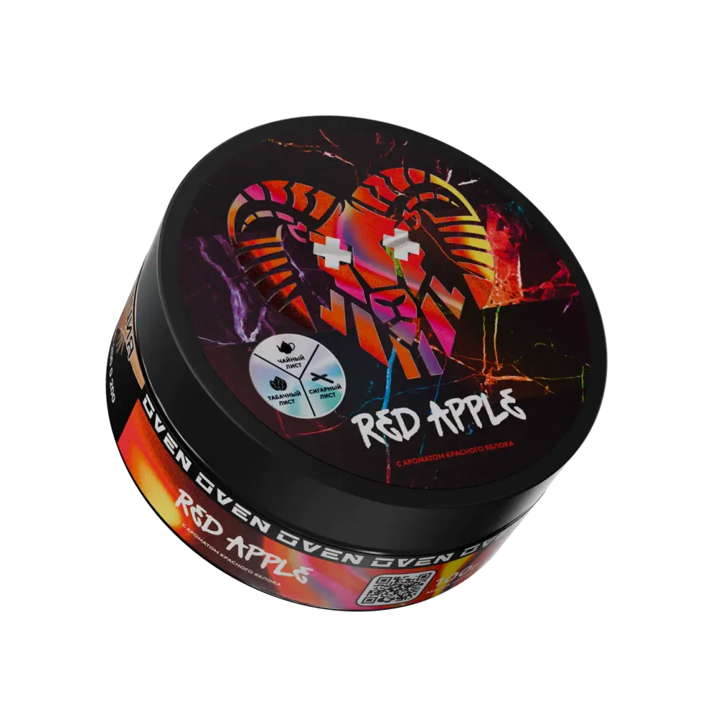 картинка Табак Oven - Red Apple (Красное Яблоко) 100 гр. от магазина BigSmoke