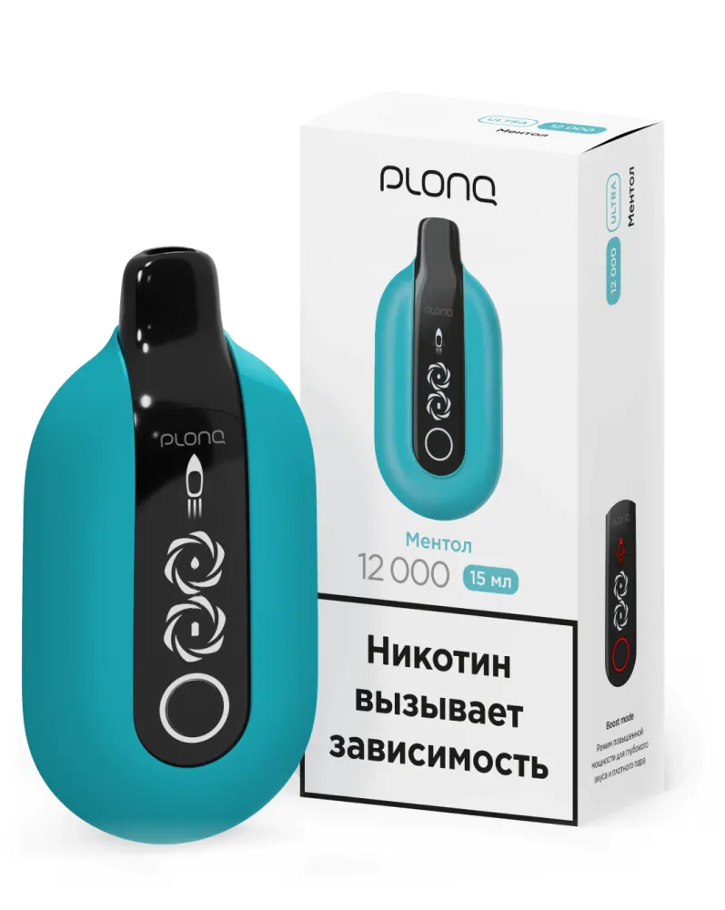 картинка PLONQ Ultra 12000 - Ментол от магазина BigSmoke