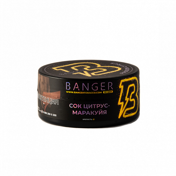 картинка Табак Banger - Passion Citrus 100 гр. от магазина BigSmoke